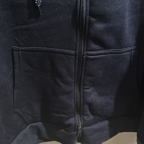 RAG Blue Hoodie with Zip down and two front pockets. 100% Polyester. - Picture 2 of 7
